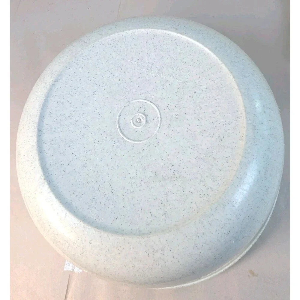 Vintage Tupperware Classic Mixing Bowl Speckled w/ Sheer Lid